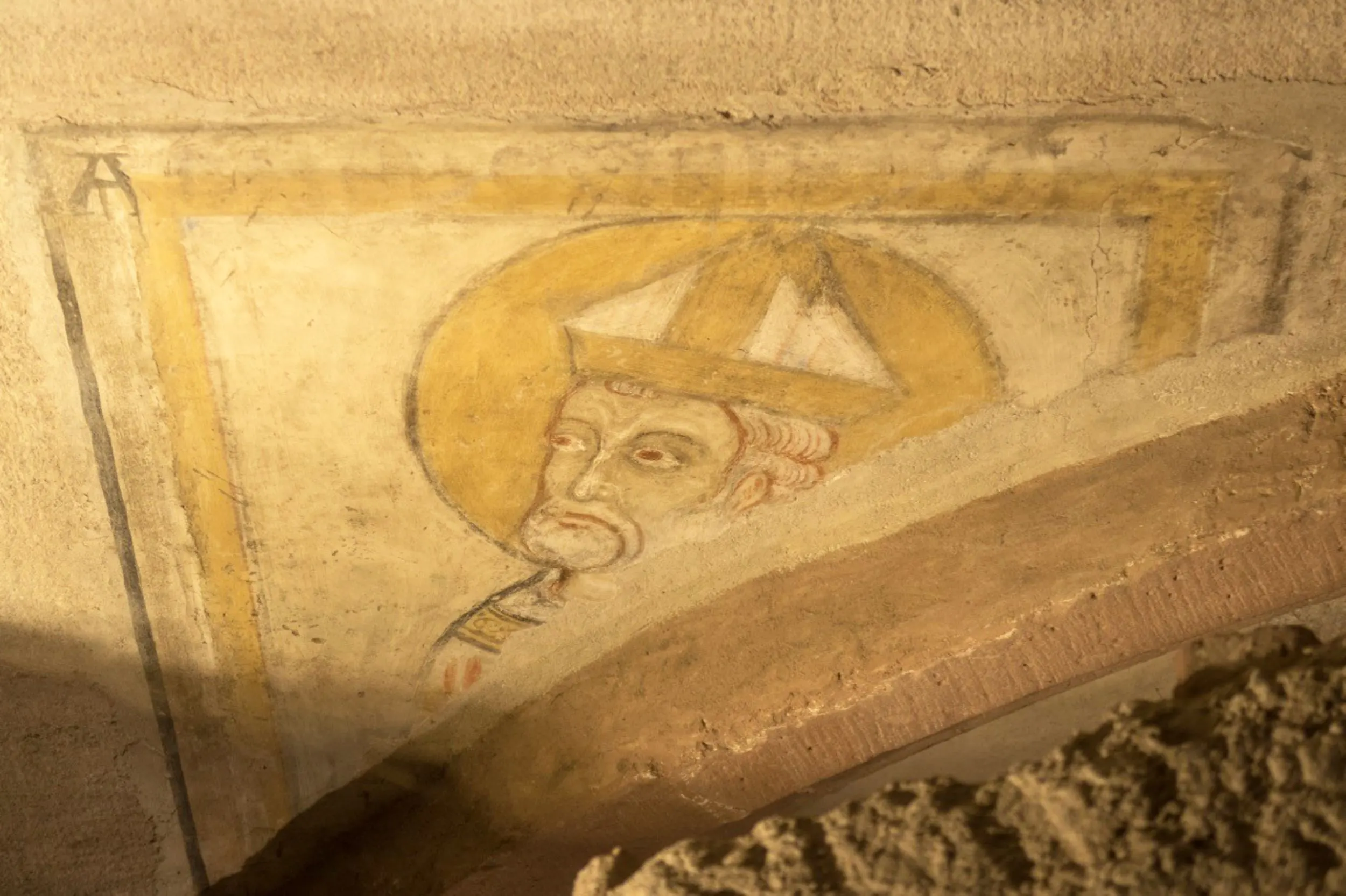 Bildnis des Bischofs Adalbero II. in der Krypta des Basler Münsters