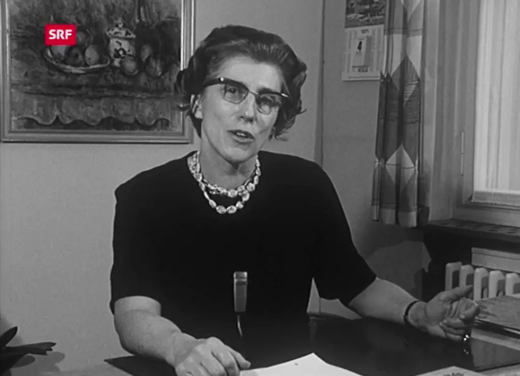 Schwester Vreni Stüssi in einem SRF-Beitrag vom 11. November 1971