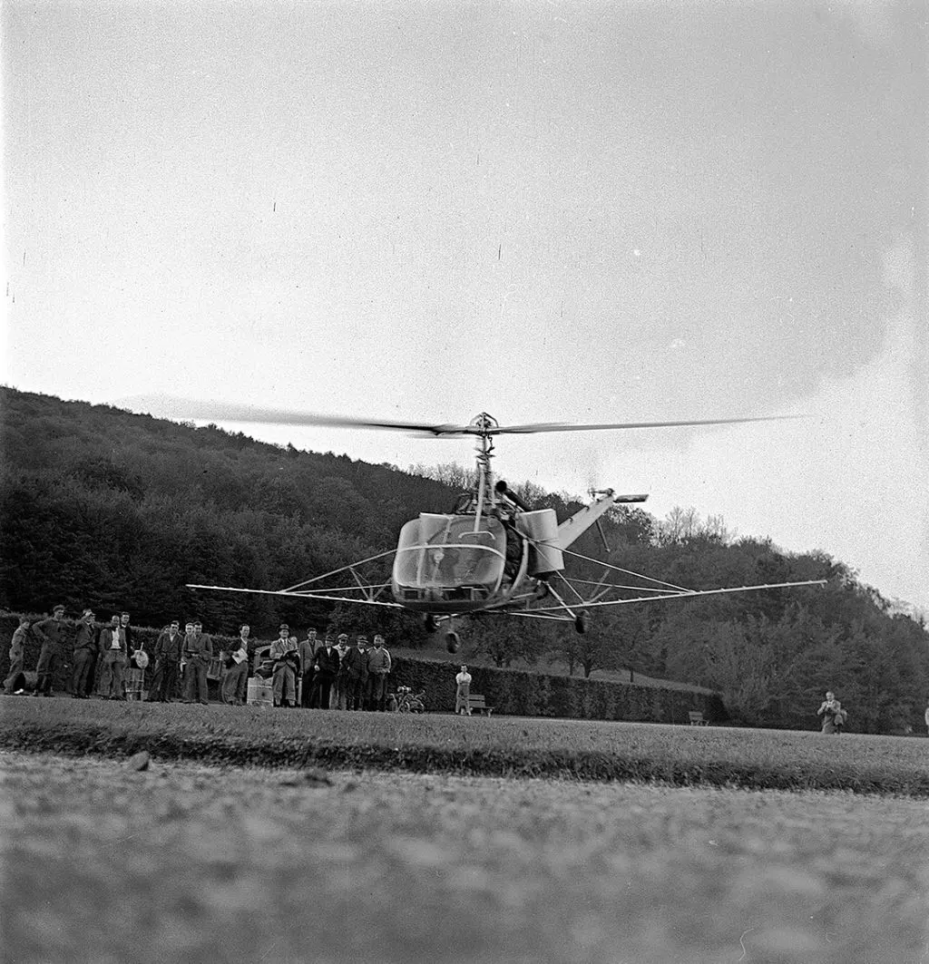 Der Helikopter im Jahr 1950