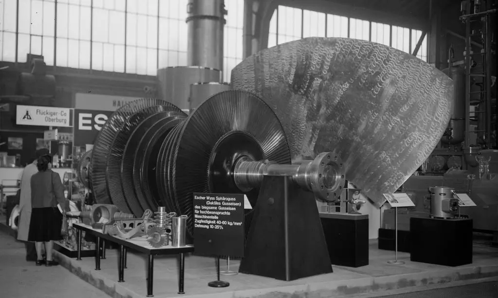 Stand der Escher Wyss an der MUBA, 1954