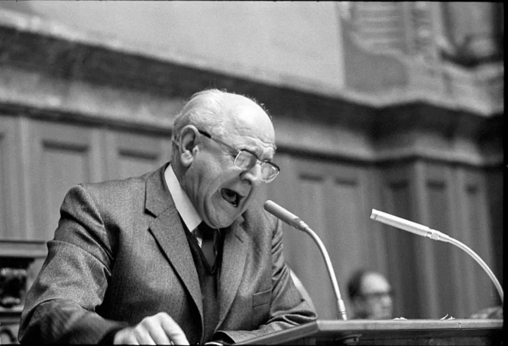 Nationalrat Alfred Rasser, 1971