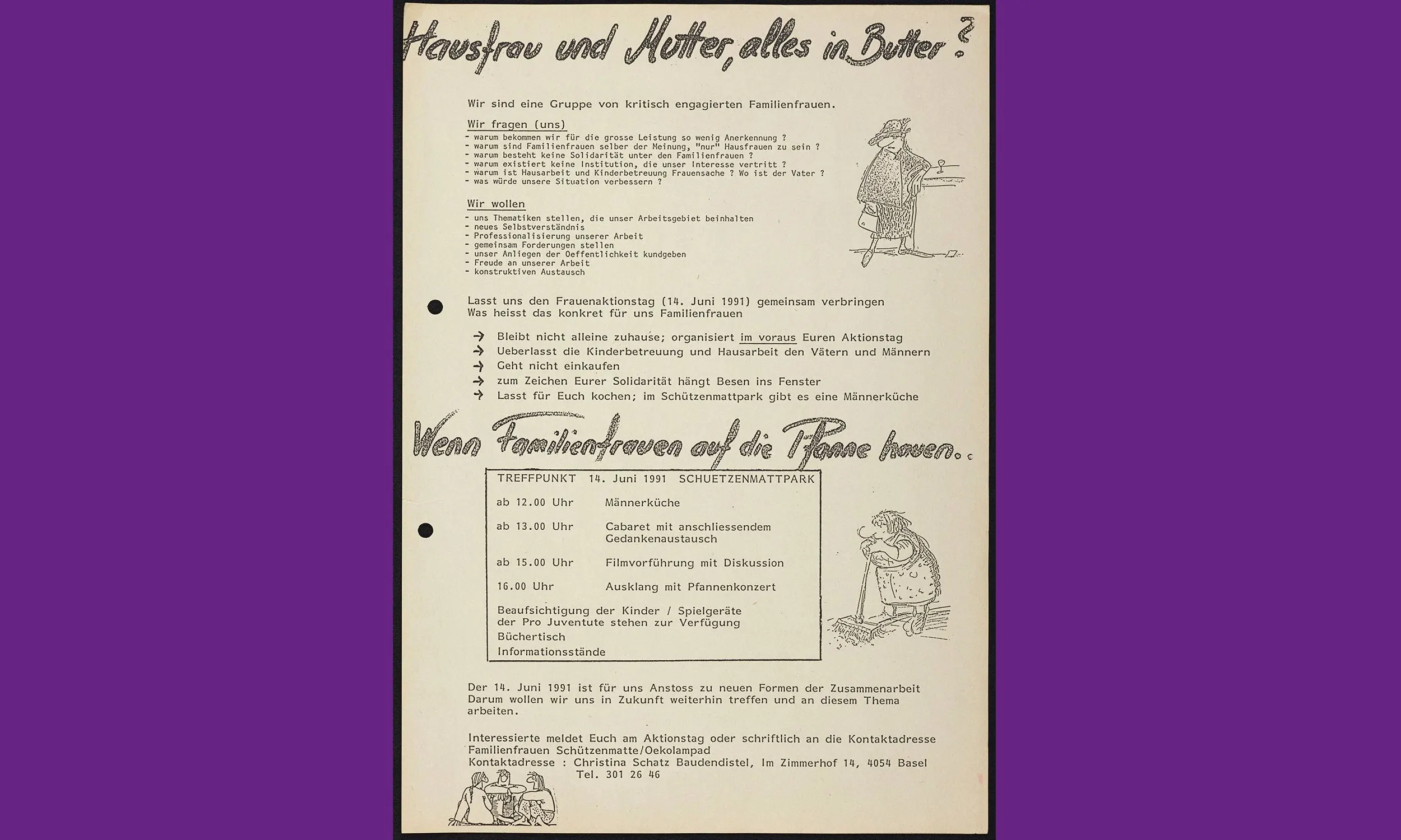 Broschüre:
Familienfrauen: Hausfrau und Mutter, alles in Butter?