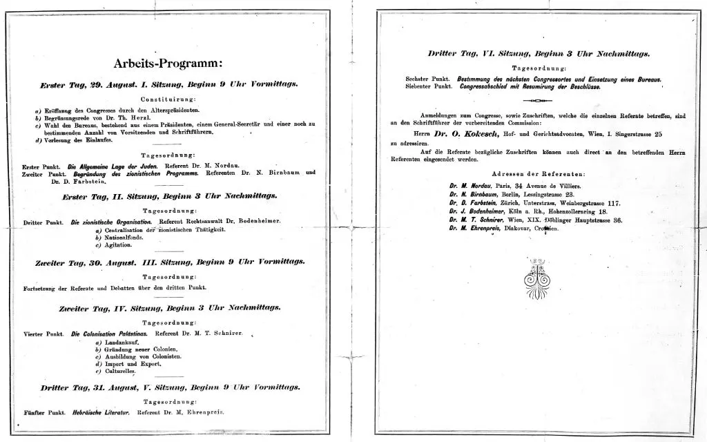 Tagungsprogramm erster Kongresstag