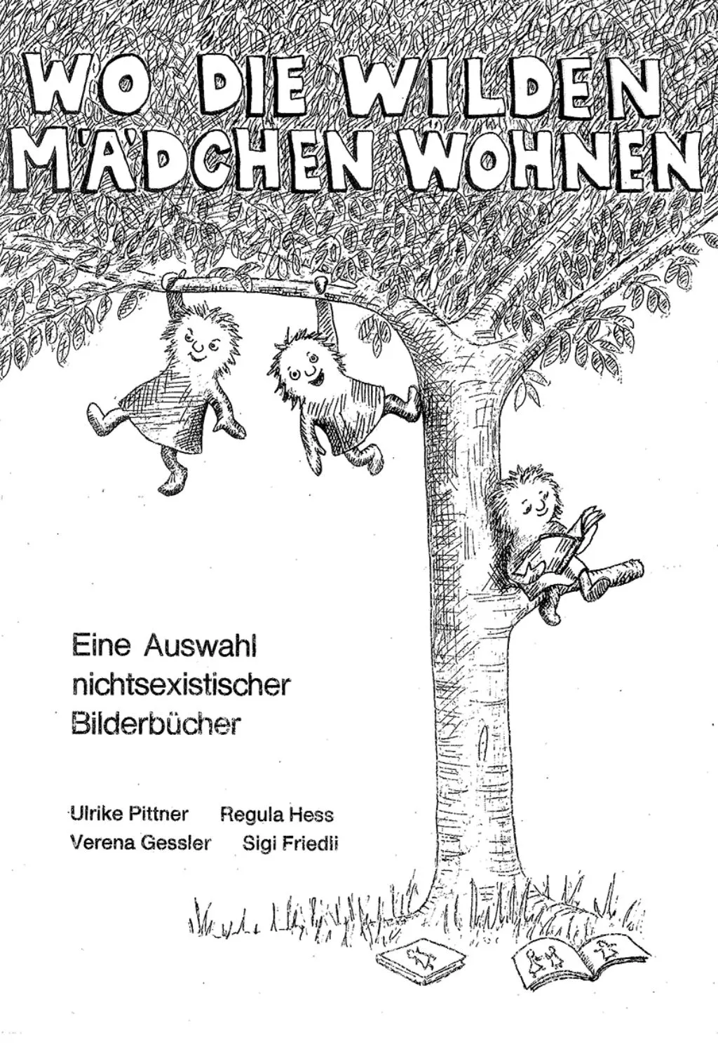 Das Titelbild von Anna Regula Hess, darauf turnen