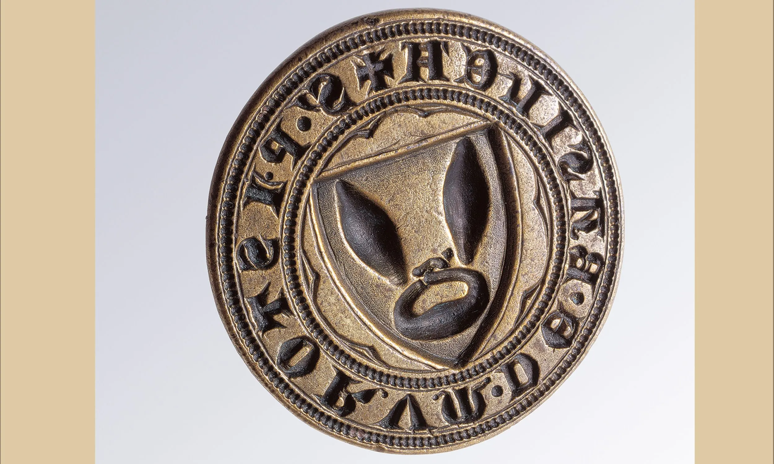 Siegelstempel der Zunft zu Brotbecken