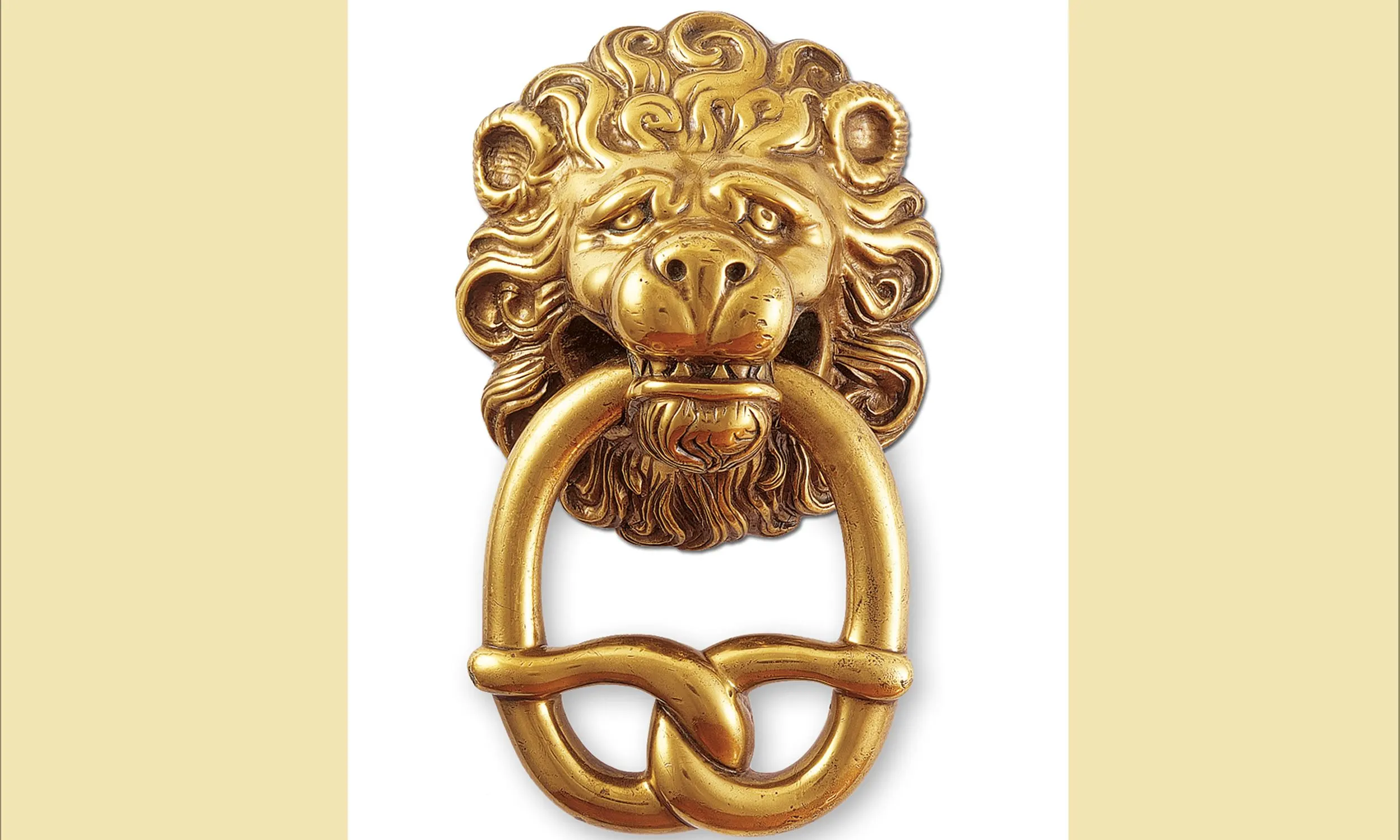 Türklopfer aus dem Haus der Zunft zu Brotbecken