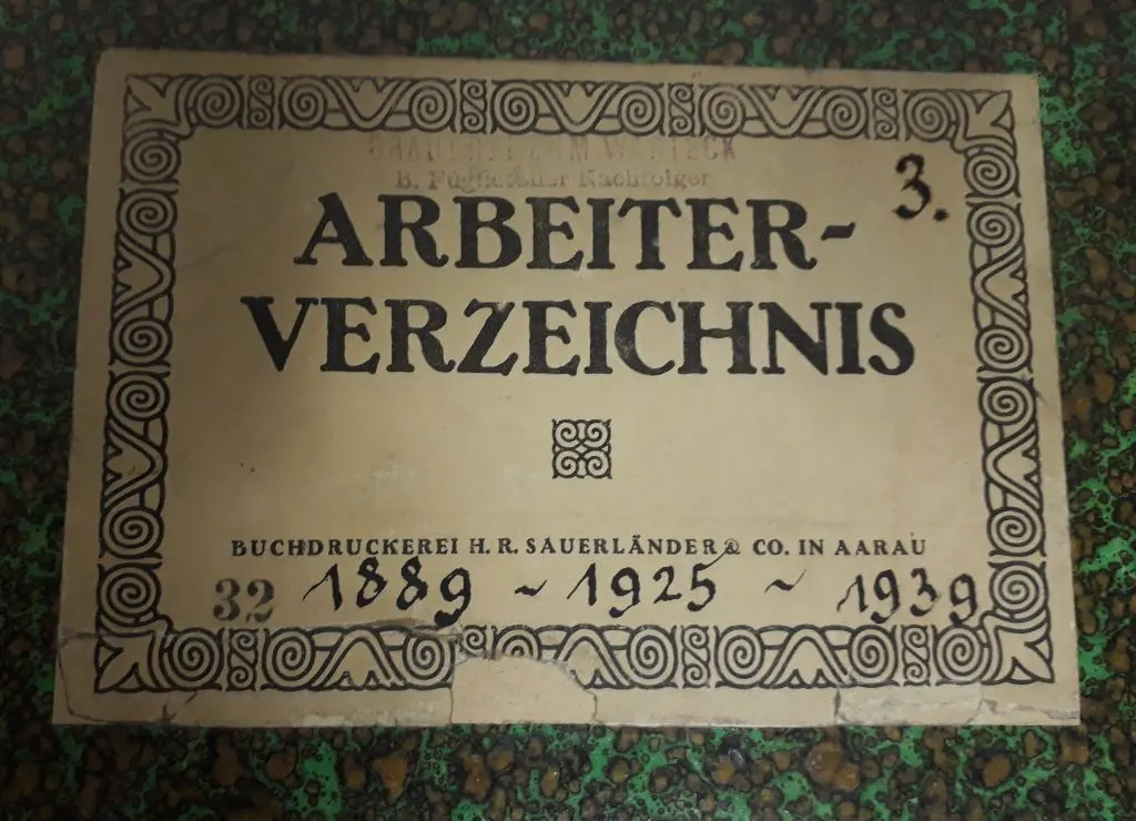 Arbeiterverzeichnis