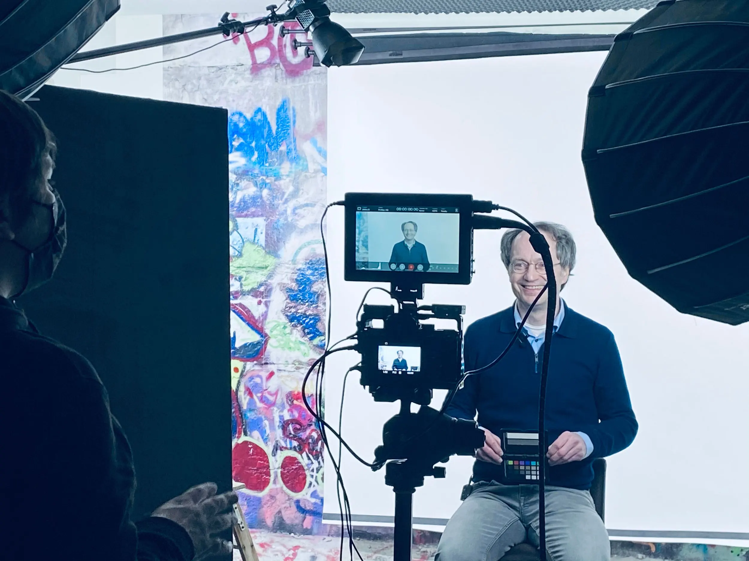 André Salvisberg beim Dreh