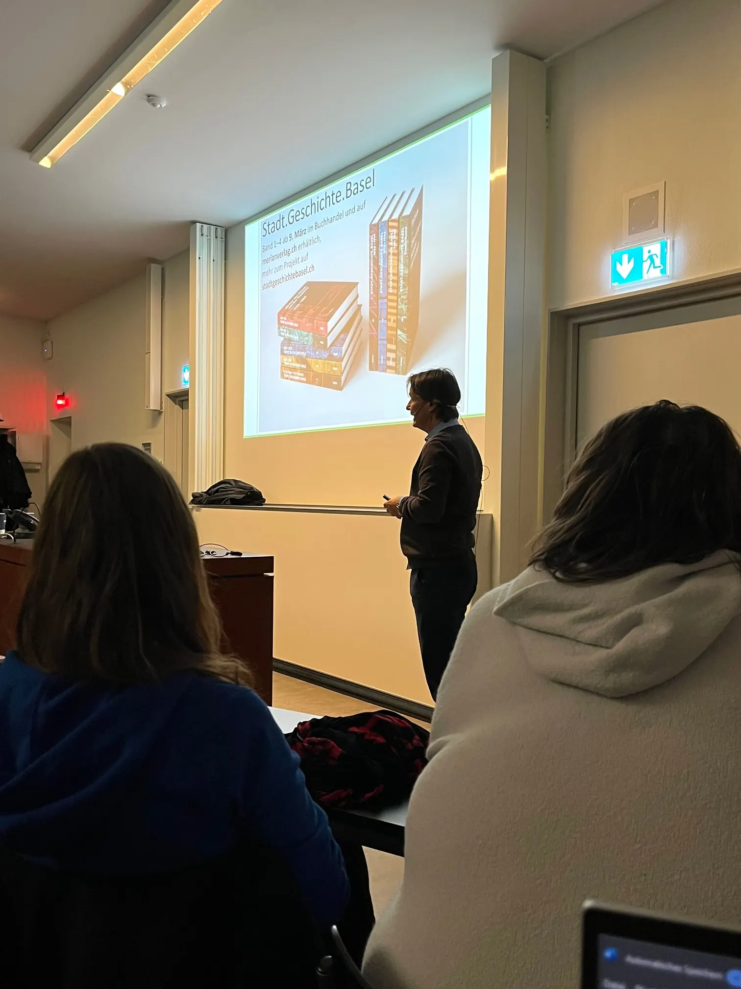 Guido Lassau am Vortrag