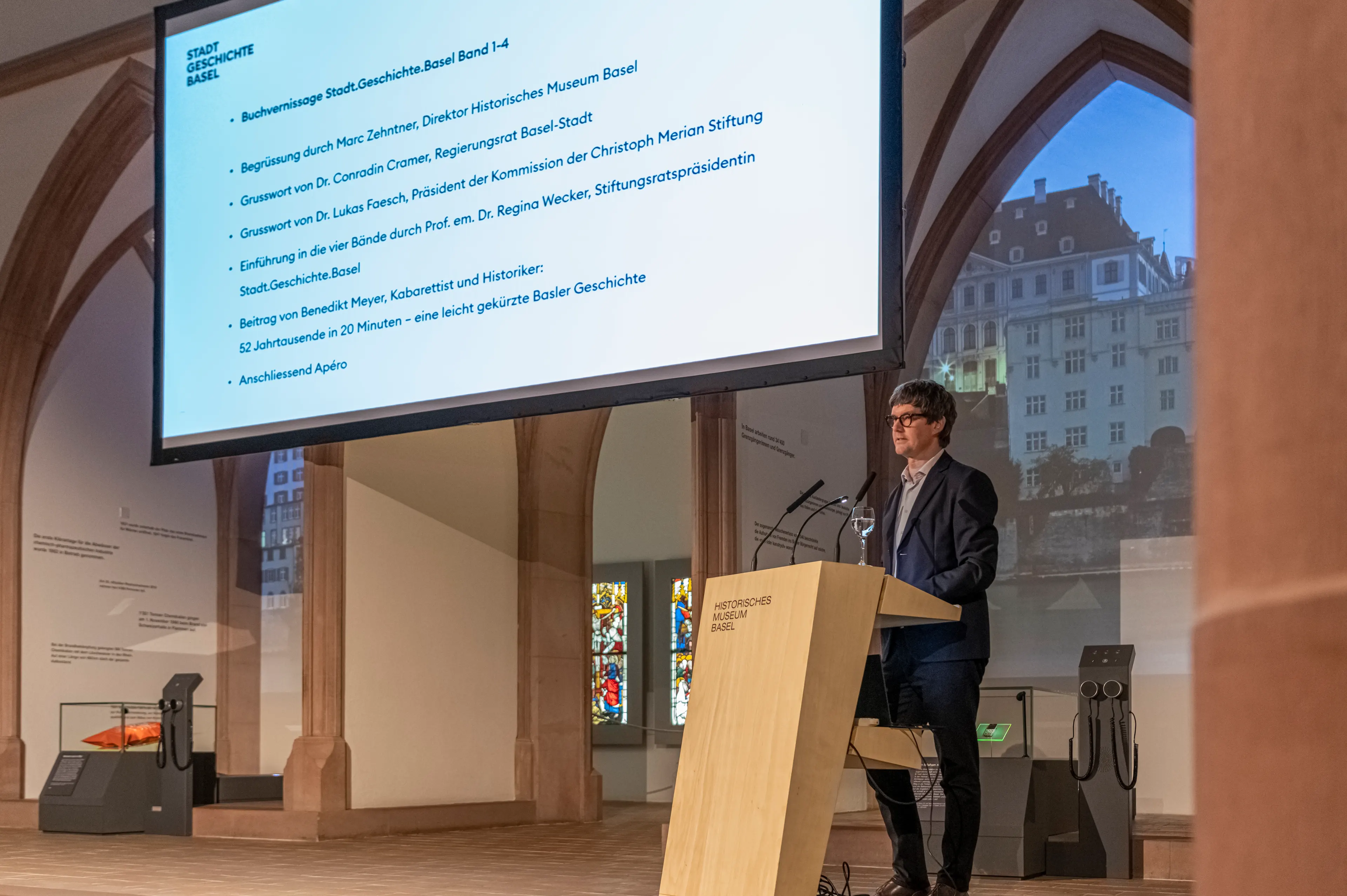 Marc Zehnter am Rednerpult.