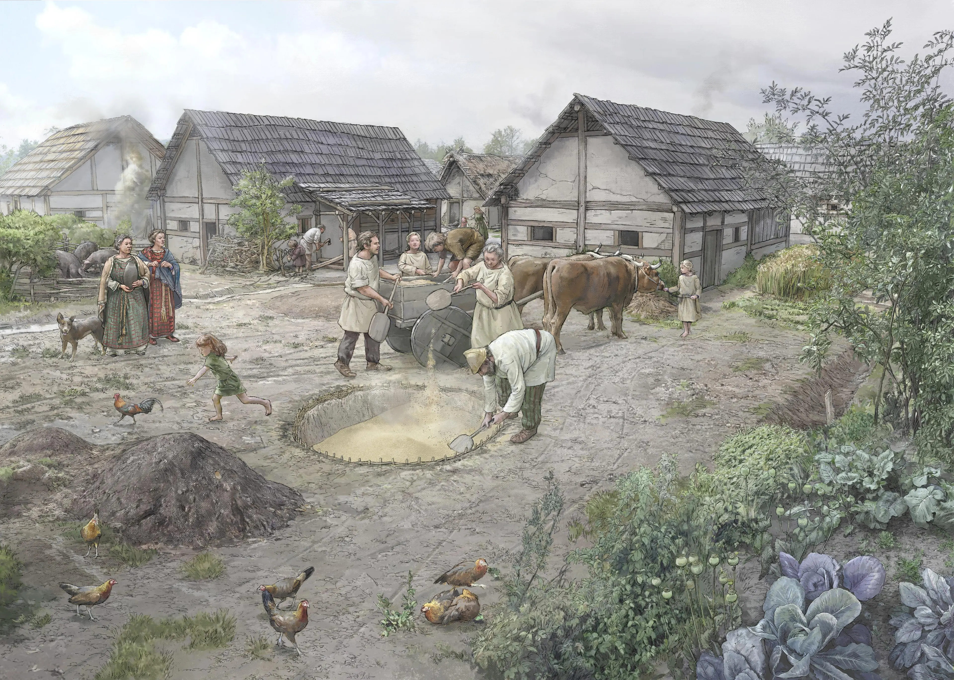 Lebensbild zur Basel-Gasfabrik.