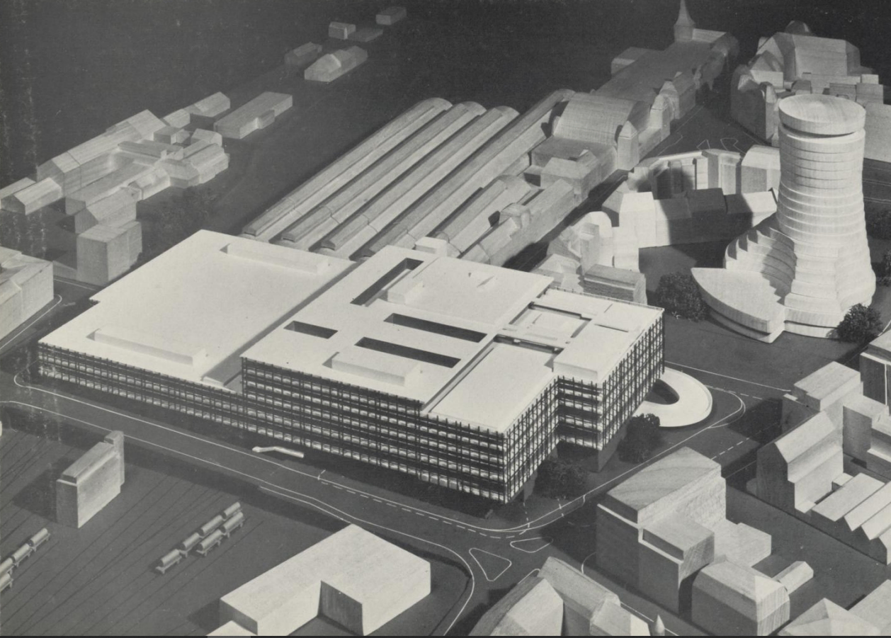 Modell des Gebäudes.