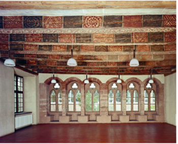 Balkendecke im Schönen Haus.